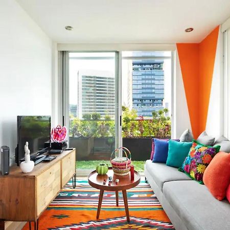 Departamento Mexicano En Polanco. Pool - Gym - Parking Мексико Сити Екстериор снимка