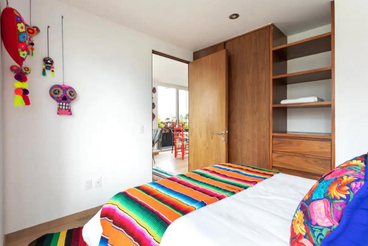 Departamento Mexicano En Polanco. Pool - Gym - Parking Мексико Сити Екстериор снимка