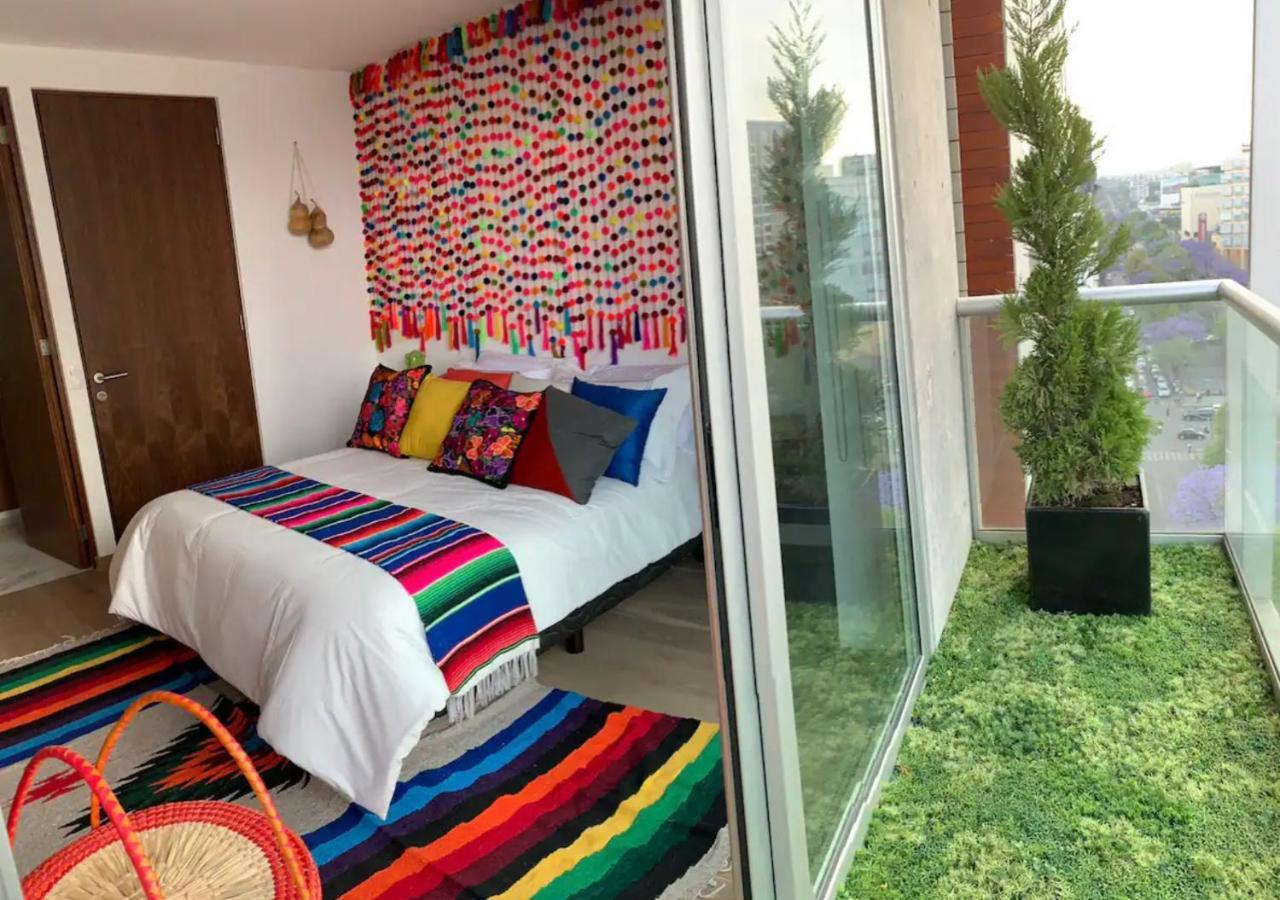 Departamento Mexicano En Polanco. Pool - Gym - Parking Мексико Сити Екстериор снимка