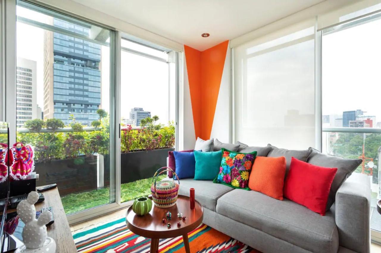 Departamento Mexicano En Polanco. Pool - Gym - Parking Мексико Сити Екстериор снимка