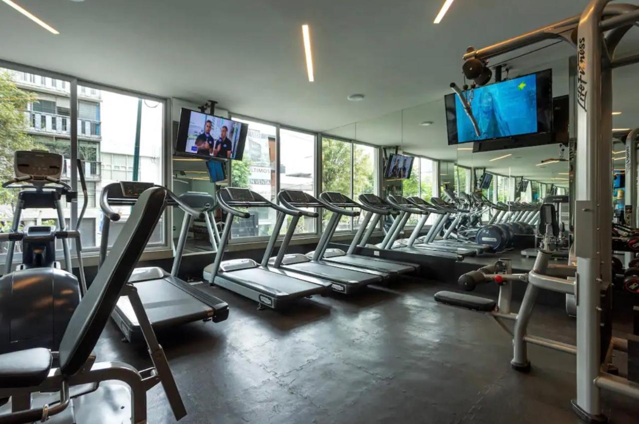 Departamento Mexicano En Polanco. Pool - Gym - Parking Мексико Сити Екстериор снимка