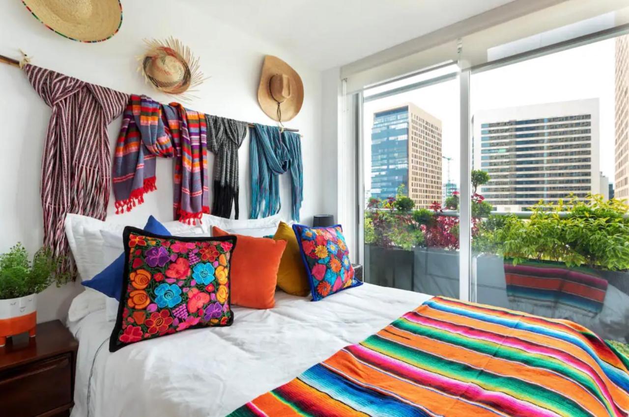 Departamento Mexicano En Polanco. Pool - Gym - Parking Мексико Сити Екстериор снимка