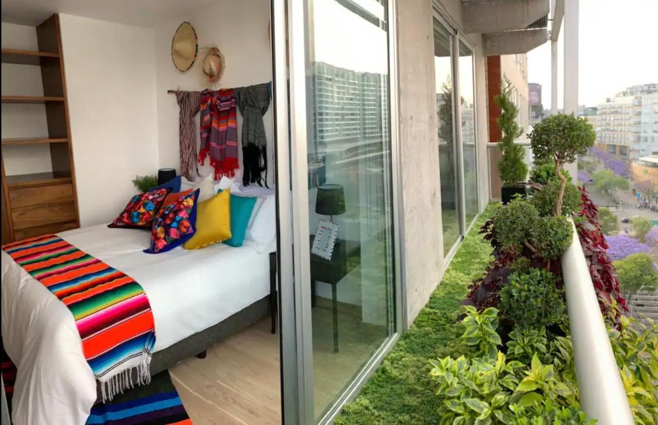 Departamento Mexicano En Polanco. Pool - Gym - Parking Мексико Сити Екстериор снимка